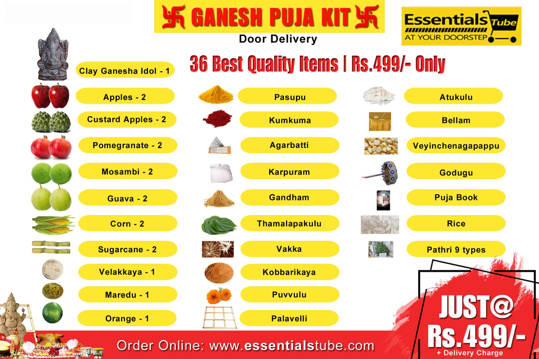 Vinayaka Chavithi Special -Ganesh Puja Kit - Image 2